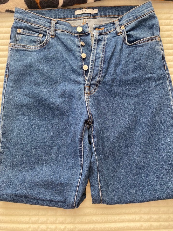 Düğmeli ithal NAKED marka #naked 
Kadın Kot Pantolon - Görsel 2