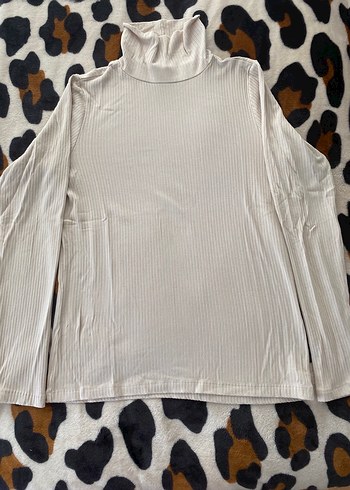 Beyaz Balıkçı Yaka Kadın Kazak - Görsel 3