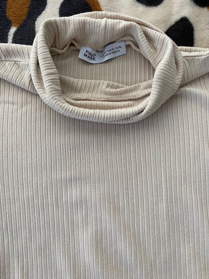 Beyaz Balıkçı Yaka Kadın Kazak - Görsel 2