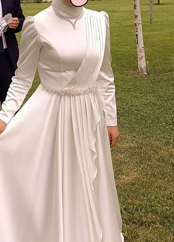 Beyaz elbise, nikah elbisesi 