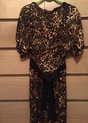 38 Beden Leopar Elbise