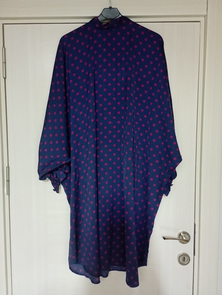 yarasa kol ipek tunik - Görsel 4