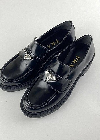 Prada laced loafer hakiki deri ????????