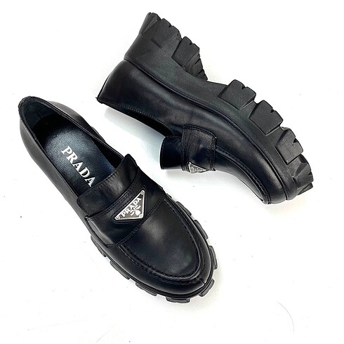 PRADA HAKİKİ DERI LOAFER