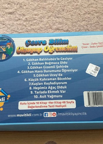 Beden Çevre Bilimi Eğitici Kutulu hikaye seti