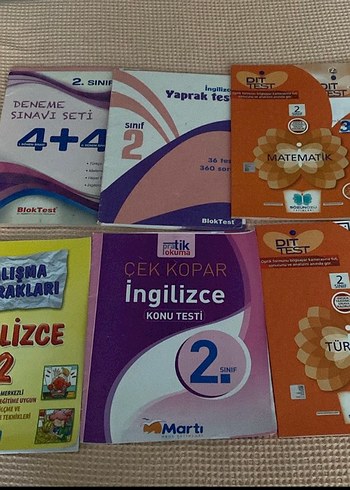 2. Sınıf Deneme ve Konu Testi Seti