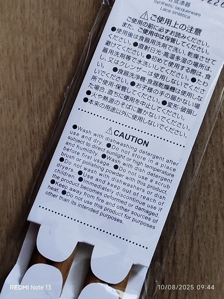 2'li Japonya'dan Bambu Chopstick - Görsel 5
