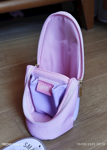 Pembe kalemlilk yada makyaj çantası - Görsel 8