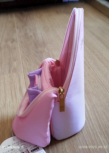 Pembe kalemlilk yada makyaj çantası - Görsel 5