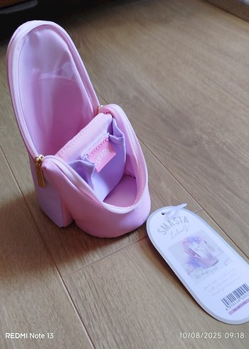 Pembe kalemlilk yada makyaj çantası - Görsel 11