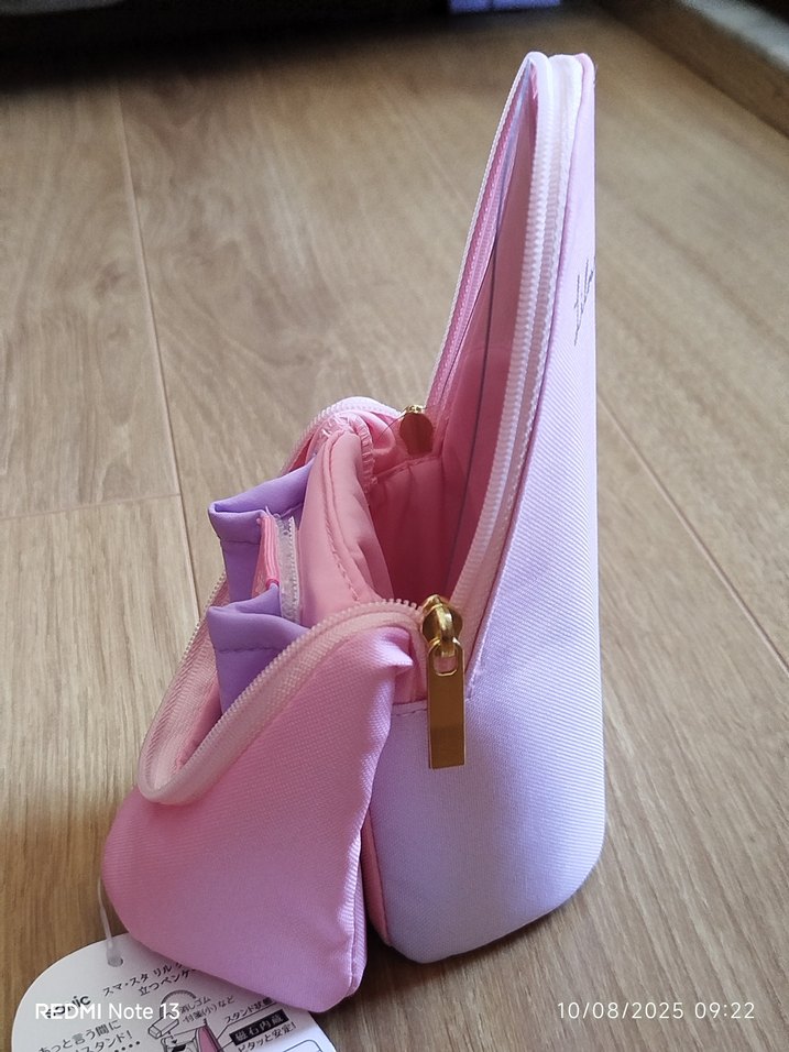 Pembe kalemlilk yada makyaj çantası - Görsel 5