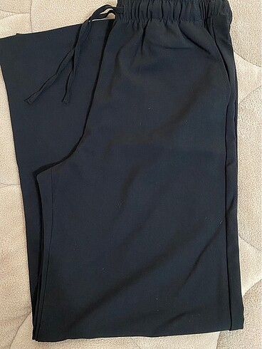xs Beden siyah Renk Uzun dökümlü şık pantolon