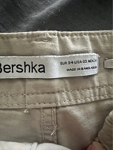 xs Beden Bershka kargo pantolon