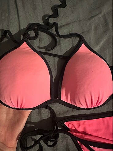 s Beden pembe Renk Penti bikini takımı