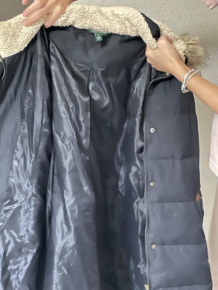 Kadın Siyah Midi Kaban Kürk Detaylı - Görsel 2