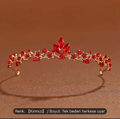 Kırmızı gelin tacı