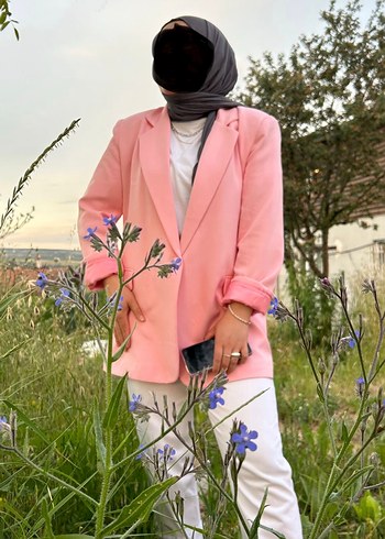 Zara Pastel Pembe Oversize Blazer Siklik Ve Rahatlik Bir Arada