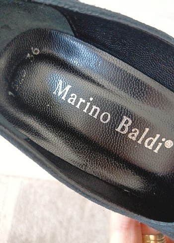 Kadın Siyah Süet Platform Topuklu Ayakkabı - Görsel 6