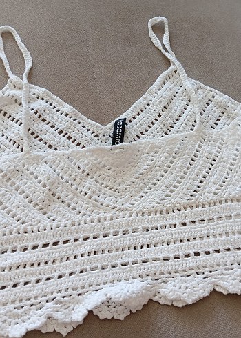 H&M Beyaz Bohem Mini Büstiyer