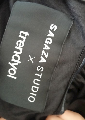 Siyah Drapeli V Yakalı Kadın Tulum - Görsel 6