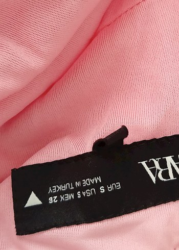 Pembe Midi Hamile Keten Etek - Görsel 4