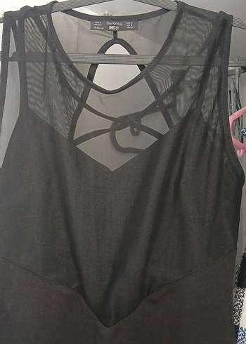 Siyah Drapeli Uzun Kadın Abiye Elbise - Görsel 2