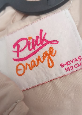 Bej kız çocuk Midi Kışlık Mont - Görsel 4