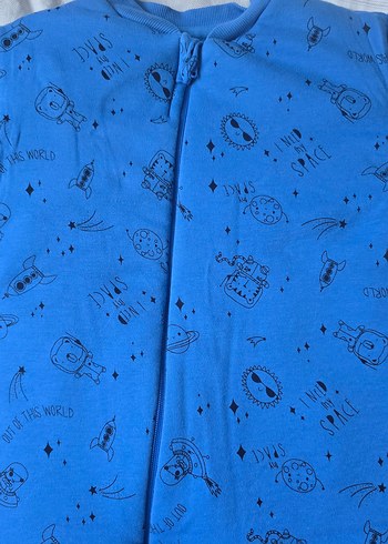 Mavi Fermuarlı Erkek Bebek Tulum - Görsel 2