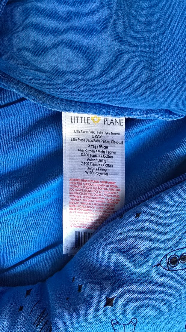 Mavi Fermuarlı Erkek Bebek Tulum - Görsel 4