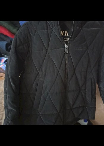 Kadın Siyah Fermuarlı Kışlık Mont - Görsel 5