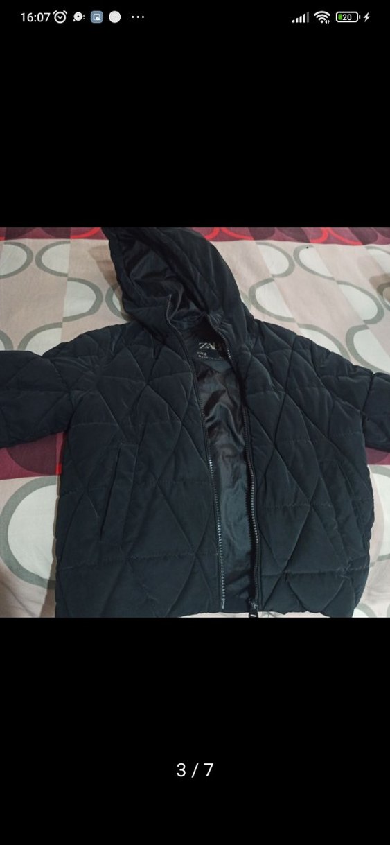 Kadın Siyah Fermuarlı Kışlık Mont - Görsel 3