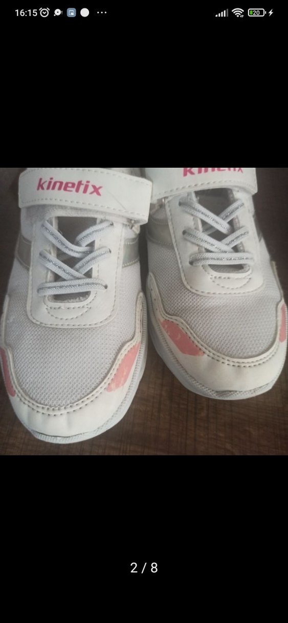 Kinetix Beyaz Kız Çocuk Spor Ayakkabı - Görsel 2