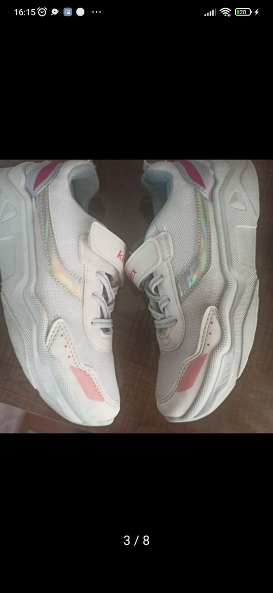 Kinetix Beyaz Kız Çocuk Spor Ayakkabı - Görsel 3