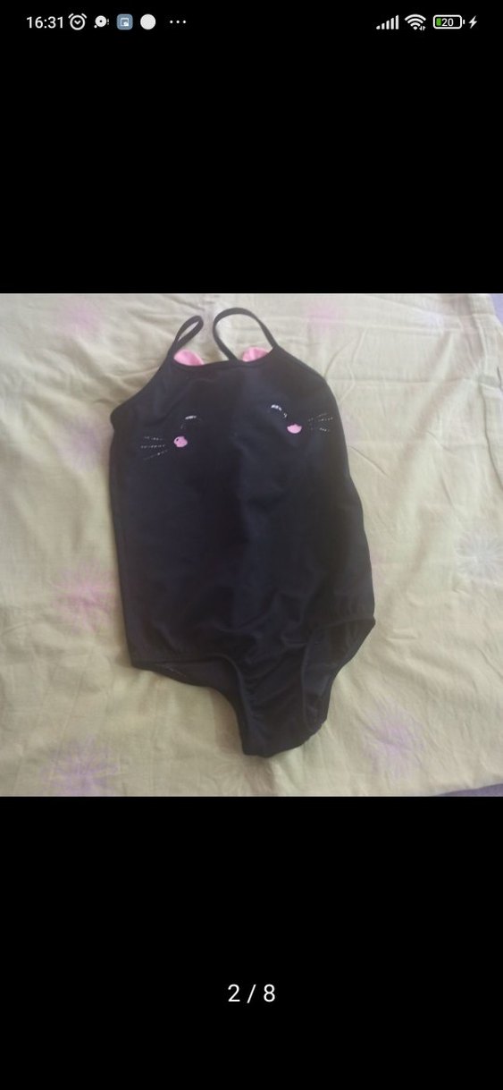 Kedi Desenli Siyah Goth Mayo - Görsel 2