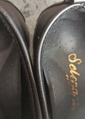 Siyah Parlak Deri Tokalı Ayakkabı - Görsel 4