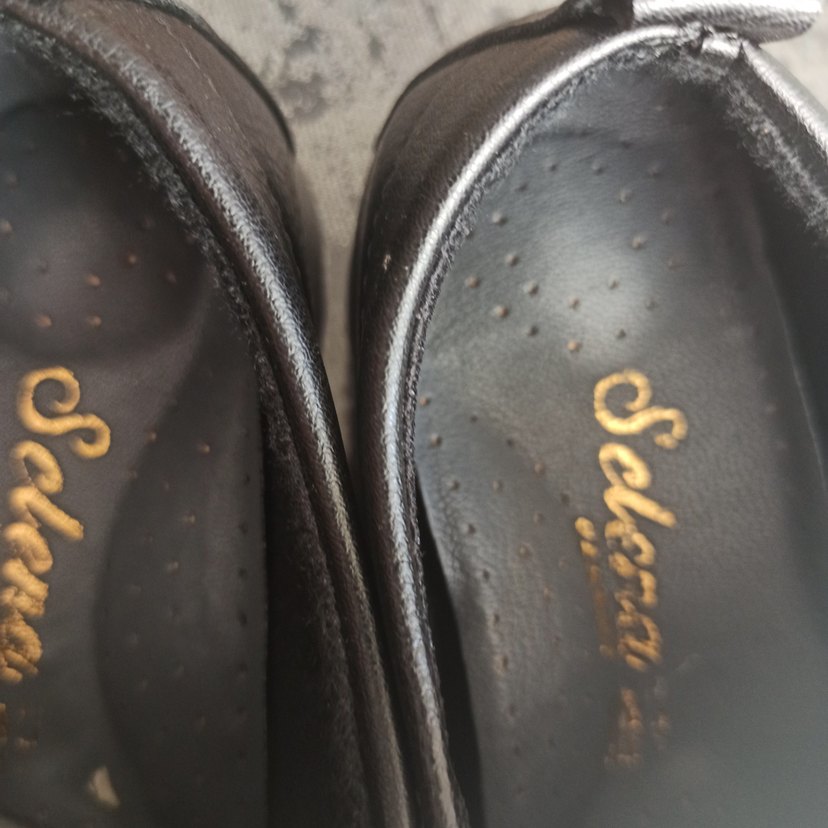 Siyah Parlak Deri Tokalı Ayakkabı - Görsel 4