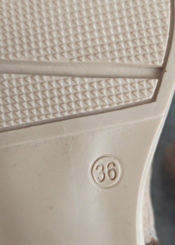 Bej Süet Yüksek Topuklu Bağcıklı Kadın Bot - Görsel 7