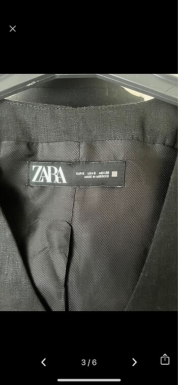 Zara Keten Yelek