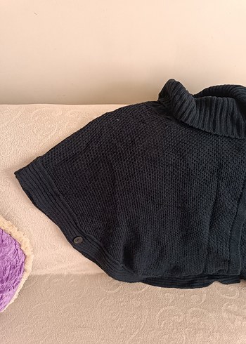 lacivert Boğazlı Triko Hamile Kazak - Görsel 3