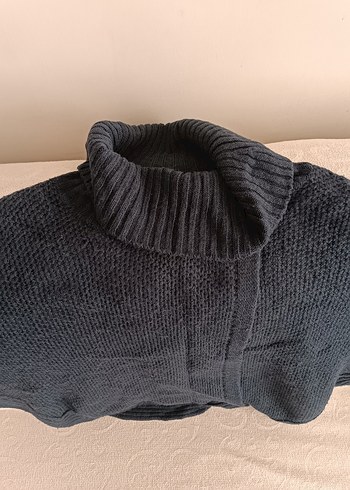 lacivert Boğazlı Triko Hamile Kazak - Görsel 2