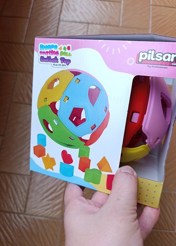 Fisher Price Pilsan 10 Parçalı Renkli Şekilli Top