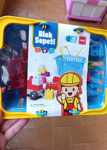 48 Parça Renkli Blok Sepeti