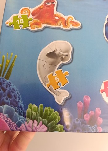 Beden Renk Finding Dory Çocuk Puzzle Seti 3+