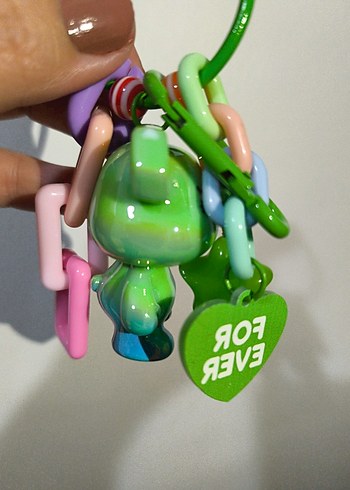 Yeşil Ayıcık Çanta Süsü - Görsel 2