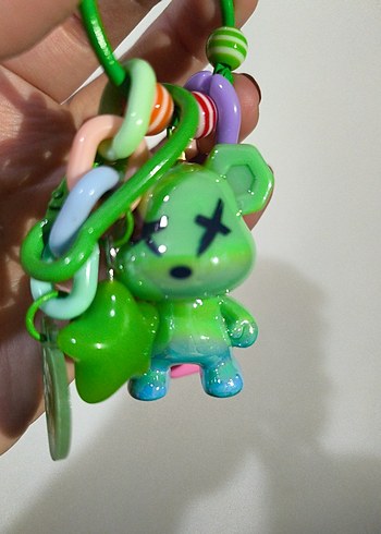 Yeşil Ayıcık Çanta Süsü - Görsel 4