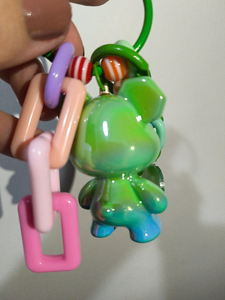 Yeşil Ayıcık Çanta Süsü - Görsel 3