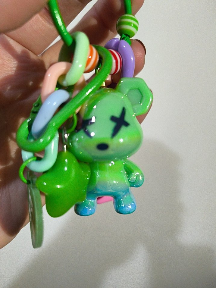 Yeşil Ayıcık Çanta Süsü - Görsel 4