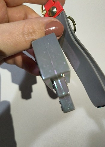 Gri Robot Minecraft Anahtarlık - Görsel 4