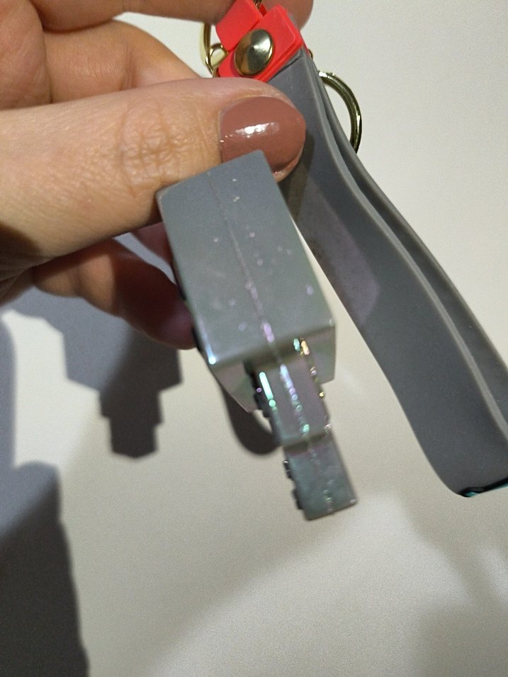 Gri Robot Minecraft Anahtarlık - Görsel 4