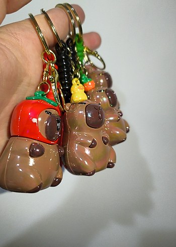 Capybara Anahtarlık ve Çanta süsü - Görsel 3